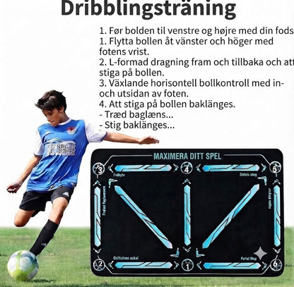 ⚽ Träningsmatta för fotboll för alla nivåer, halkfri och tyst