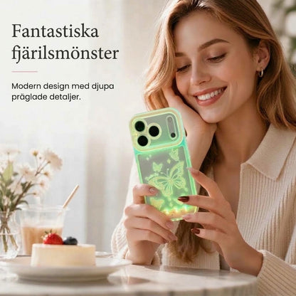 ⏰ Lysande LED-Mobilskal med Fjäril | Självlysande Skal