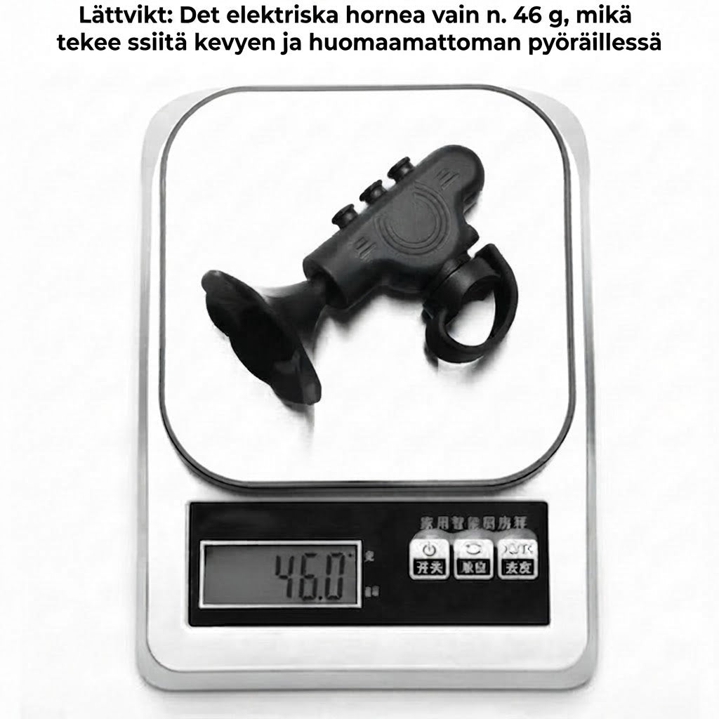 Elektrisk cykeltuta på 120 dB