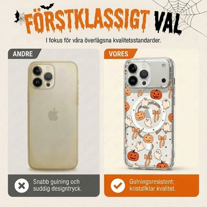 Sött genomskinligt mobilskal för Halloween