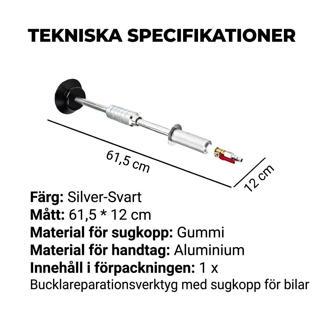 📢📢 60% RABATT !! ⏰🚗 Sugpropp för uträtning av bucklor på bilkaross