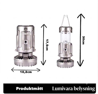 CAMPILUX™ | Bärbar utomhusbelysning+