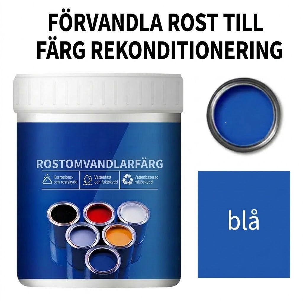 🔥 Vattenbaserad och rostskyddande industrifärg för metall – Finns i flera färger