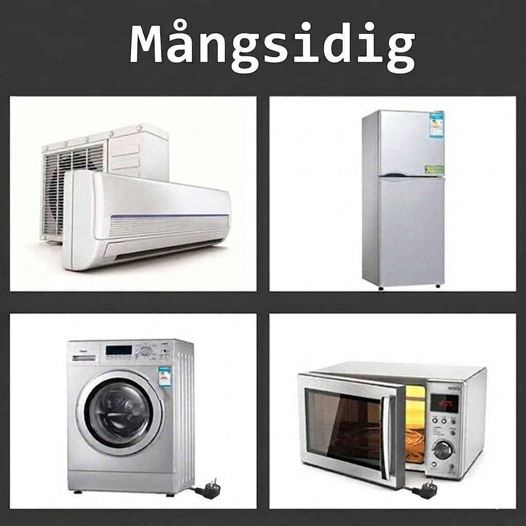 🔥 2500W Bärbar högtrycksångtvätt med hög temperatur