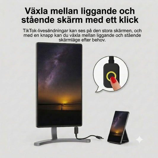 AirBeam™ - Trådlös 4K Skärmspeglingsadapter