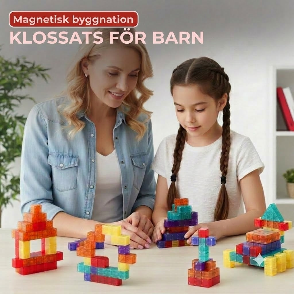 Magnetiska byggklossar för barn
