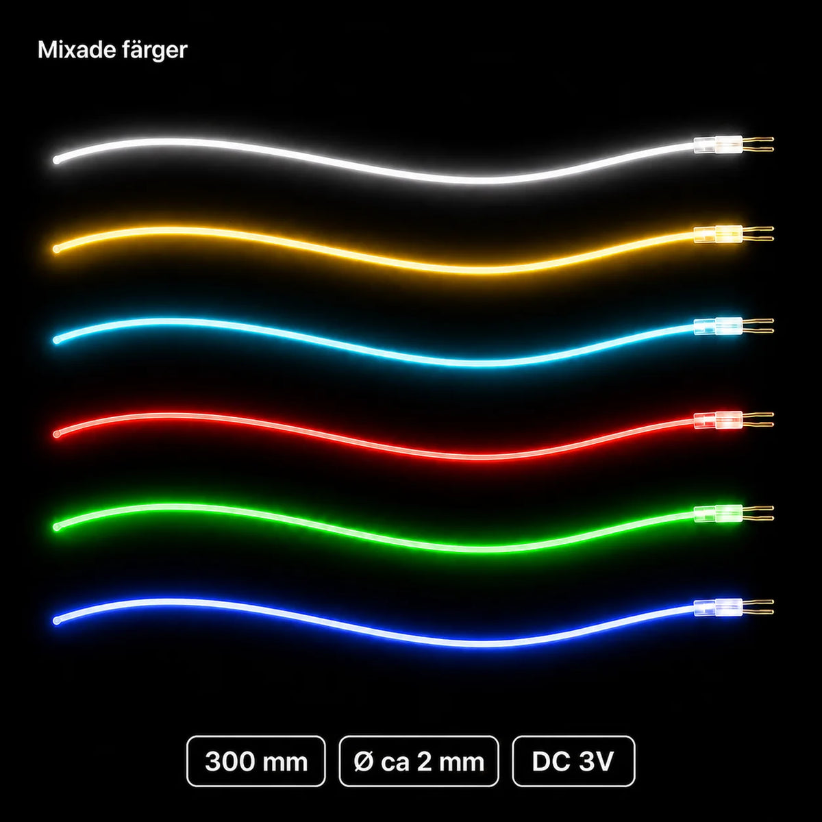 LumiNoodles: Klippbara & flexibla LED-slingor