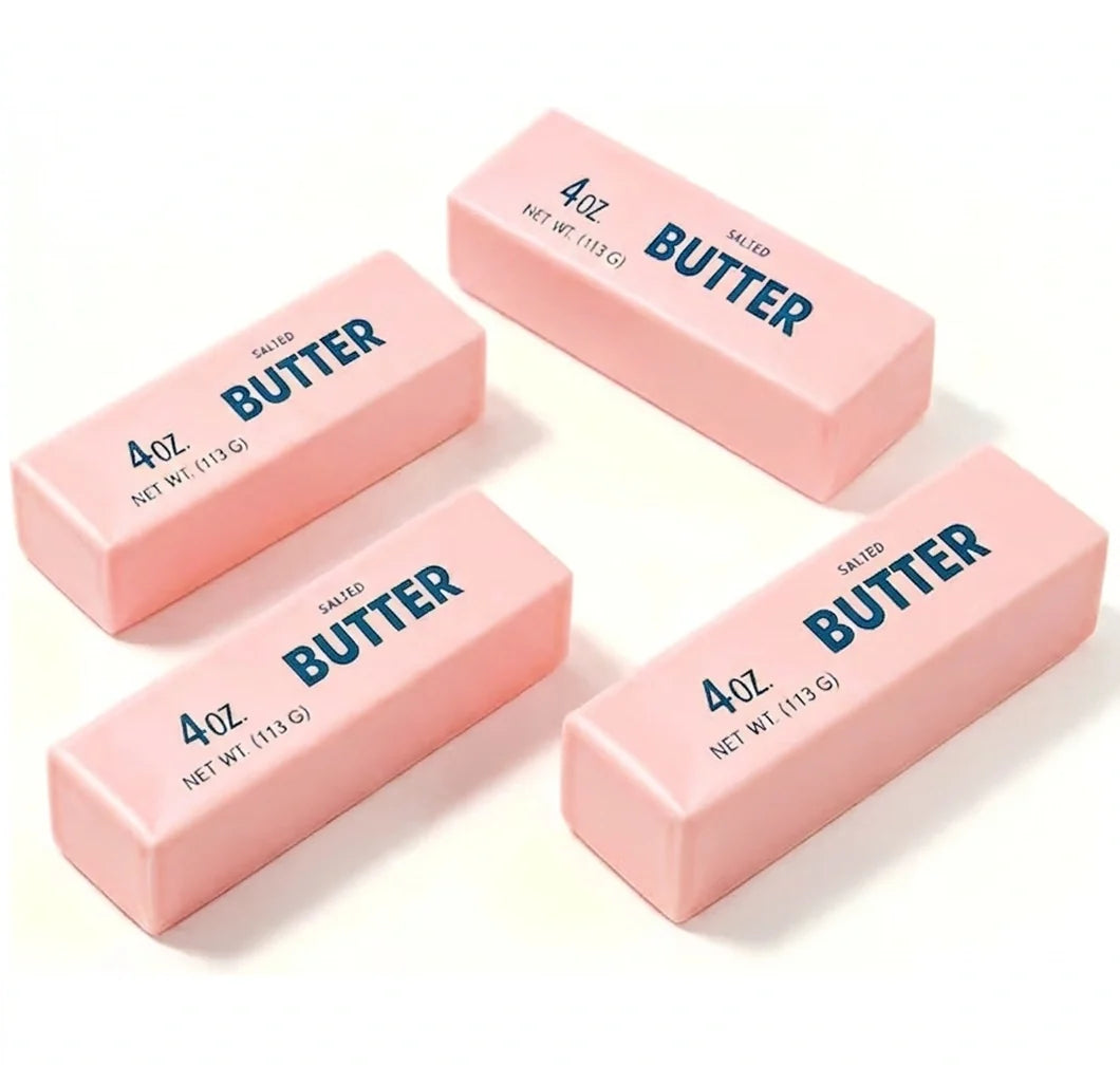 Butter Stick Squishy 4-Pack: Välj Bland Fyra Färger