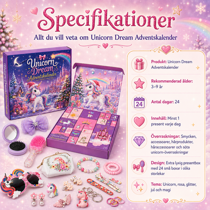 Enhörningsdrömmar adventskalender