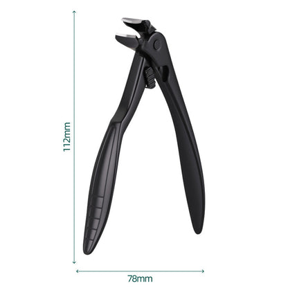 ✂️ Stänksäker nagelklippare i rostfritt stål – bred öppning och säker förvaring!