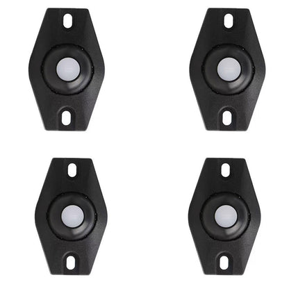 Självhäftande länkhjul - 360° roterbara - 4-pack