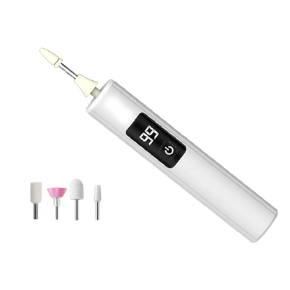 Elektrisk nagelfil med digital hastighetsinställning