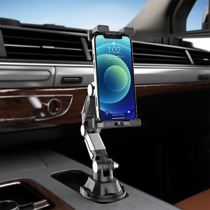 🚗📱 Hopfällbar surfplattehållare för mugghållare – Stabil montering, 360° rotation, fälls ihop på ett ögonblick, andrepiloten som håller blicken på vägen och händerna fria, även på slingriga vägar 🛣️👍